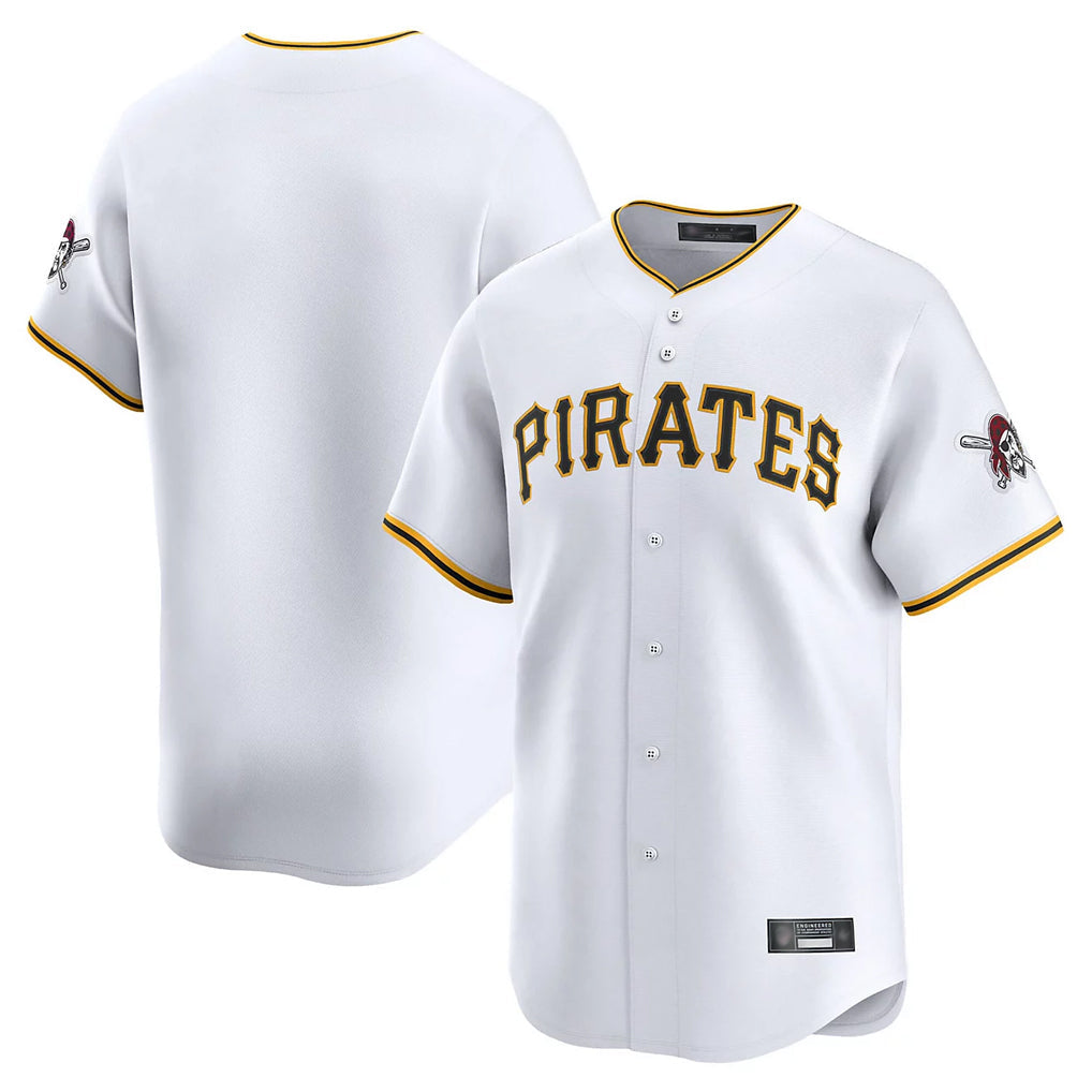 P.Pirates ## Pirates Blank Player White Home Limited Gdoa Stitched Jerseys