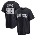 NY.Yankees #99 Aaron Judge Player Navy Home Game Gdoa Stitched Jerseys