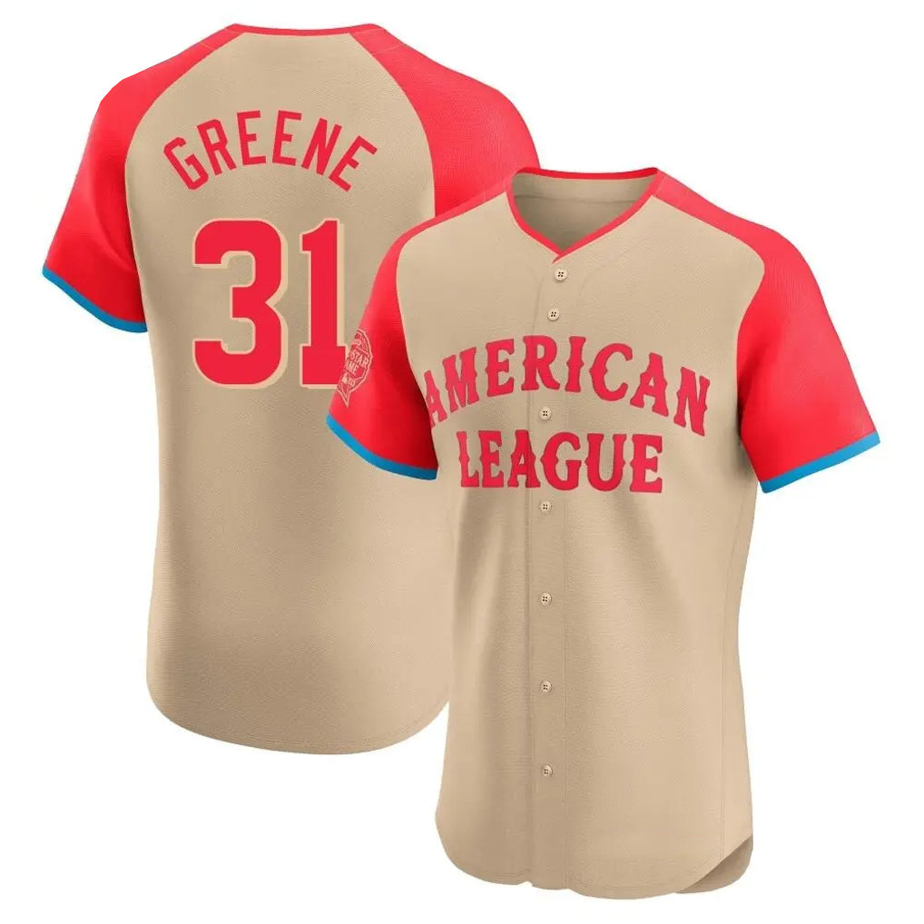 D.Tigers #31 Riley Greene Player Cream American League All-Star Limited Elite Home Gdoa Stitched Jerseys