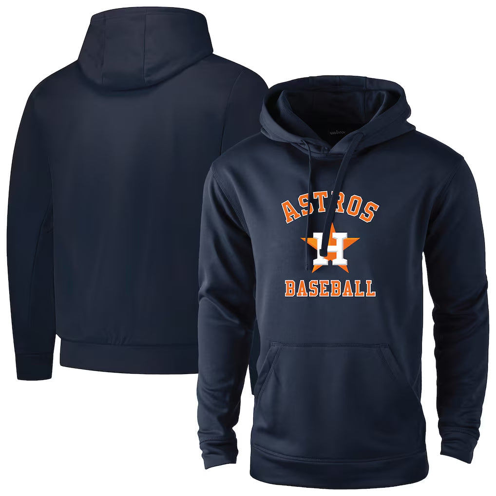 H.Astros ## Astros Blank Player Navy Pullover Hoodie Gdoa Stitched Jerseys