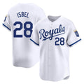 KC.Royals #28 Kyle Isbel Player White Alt Limited Home Gdoa Stitched Jerseys