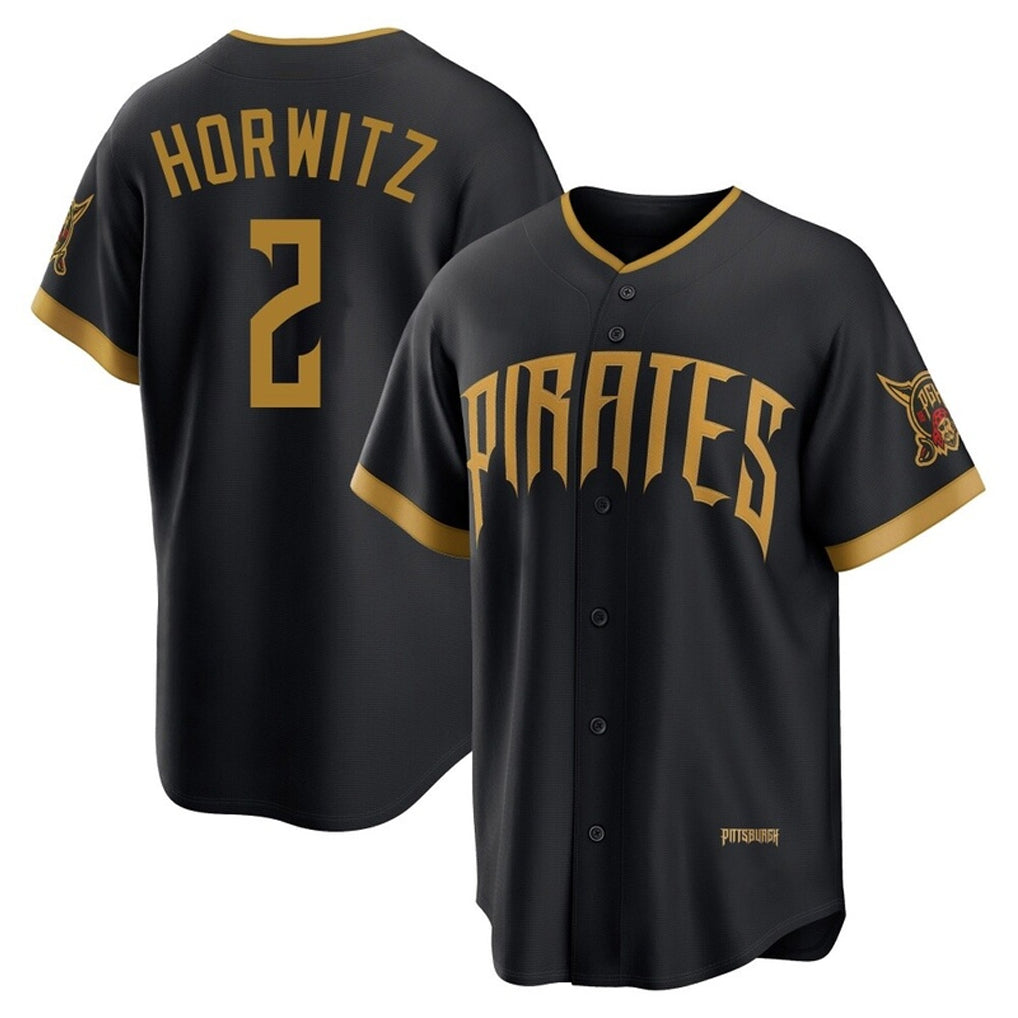 P.Pirates #2 Spencer Horwitz Player Black 2026 City Connect Home Limited Stitched Jerseys