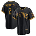 P.Pirates #2 Spencer Horwitz Player Black 2026 City Connect Home Limited Stitched Jerseys