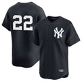 NY.Yankees #22 Ben Rice Player Navy Alternate Limited Gdoa Stitched Jerseys
