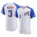 A.Braves #3 Dale Murphy Player White City Connect Limited Elite Home Game Gdoa Stitched Jerseys