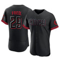 C.Reds #29 TJ Friedl Player Black City Connect Limited Elite Home Gdoa Stitched Jerseys