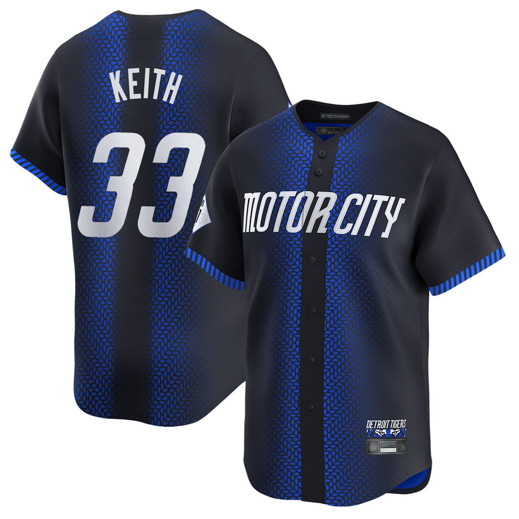 D.Tigers #33 Colt Keith Player Navy City Connect Home Limited Gdoa Stitched Jerseys