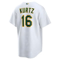 Athletics #16 Nick Kurtz Player White Home Game Stitched Jerseys