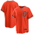 D.Tigers ## Tigers Blank Player Orange Home Game Gdoa Stitched Jerseys