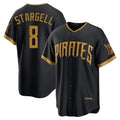P.Pirates #8 Willie Stargell Player Black 2026 City Connect Home Limited Gdoa Stitched Jerseys