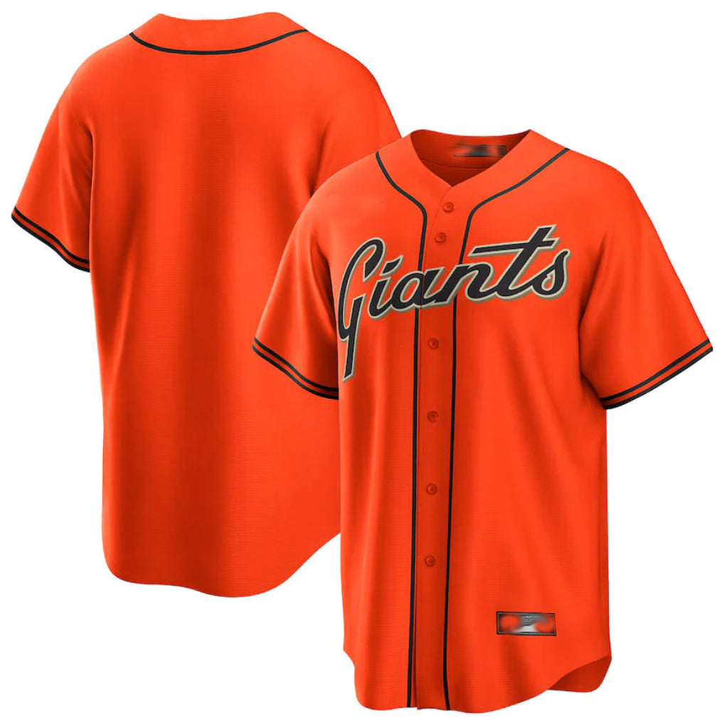 SF.Giants ## Giants Blank Player Orange Alternate Replica Game Stitched Jerseys