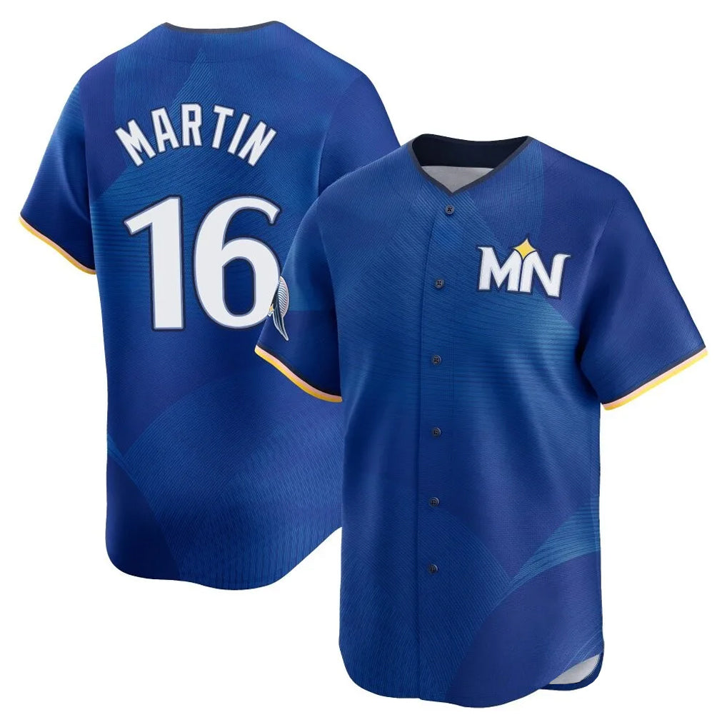 M.Twins #16 Austin Martin Player Royal City Connect Limited Home Gdoa Stitched Jerseys